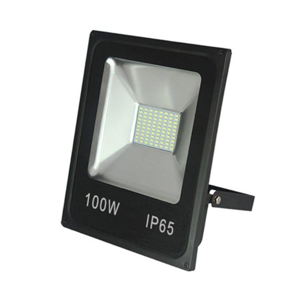 100W SLIM LED Flood Light (Equiv 500W), Waterproof IP65, Cool White