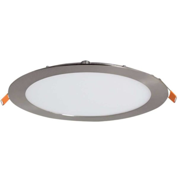 BRIGHT STAR 18W Round LED Downlight And Bulb DL705, 4000K, 1260Lm, Satin Chrome