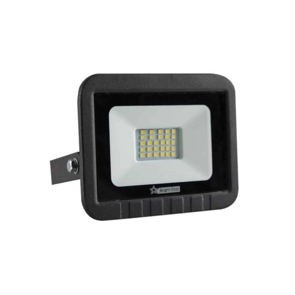 BRIGHT STAR 20W LED Floodlight, FL011, PVC, 6000K, 1000Lm, Black