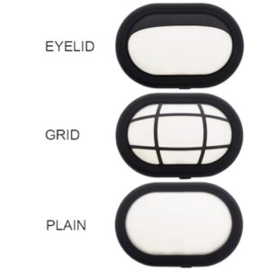 BRIGHT STAR BH047 Black LED Oval Interchangeable Bulkhead, 5.5W, 450Lm, 4000K, Plastic