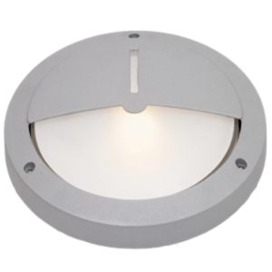 BRIGHT STAR BH052 Silver Round Bulkhead, 100W, E27, Die Cast Aluminium