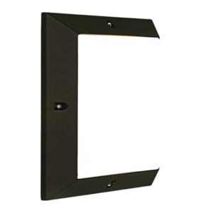 BRIGHT STAR BH085 Black Square Bulkhead, 18W, 2 x E27, Die Cast Aluminium