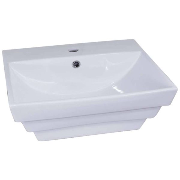 CT Alterne Caen Basin, 495mm x 430mm x 190mm, Porcelain