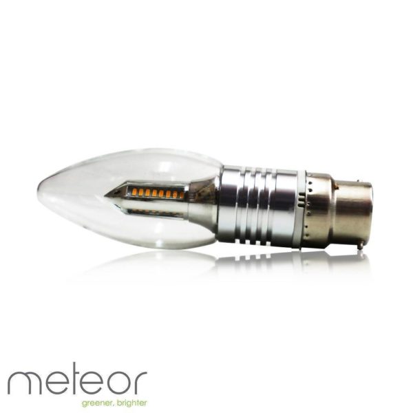 Dimmable LED Light Bulb, 4W, B22 2800K Warm White, Clear (Equiv. 40W)