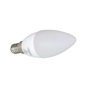 Ellies Candle LED Light Bulb, E14, Cool White, 4W