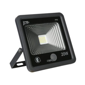 Ellies LED Flood Light With Ambient Light Sensor, 20W, 6500k, IP65