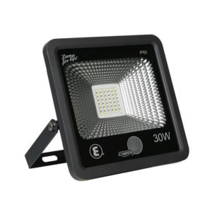 Ellies LED Flood Light With Ambient Light Sensor, 30W, 6500k, IP65