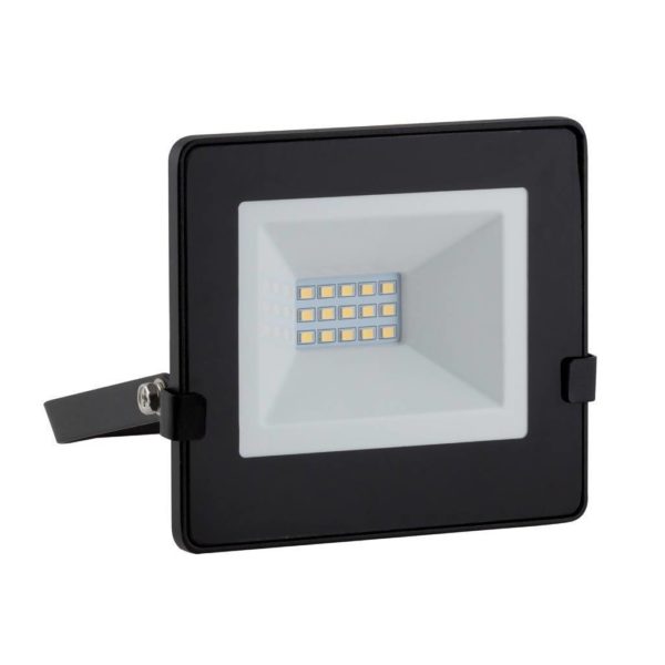 EUROLUX 10W LED Floodlight With Day/Night Sensor, Cool White