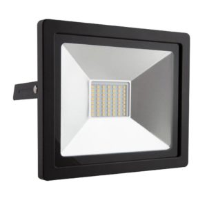 EUROLUX 30W LED Floodlight, 4000K, Black