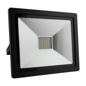 EUROLUX 50W LED Floodlight, 4000K, Black