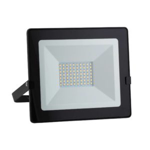 EUROLUX 50W LED Floodlight With Day/Night Sensor, Cool White