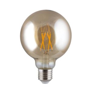 EUROLUX Amber LED Filament Mini Maxi, E27, 4W, Warm White