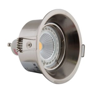 EUROLUX Anti-Glare Downlight, GU10, Satin Chrome