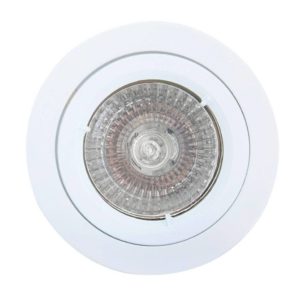 EUROLUX Downlight, Aluminium Straight Twist, GU10, White