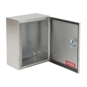 EUROLUX Electrical Enclosure, 250mm x 300mm, Stainless Steel