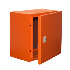 EUROLUX Electrical Enclosure, 300mm x 300mm, Steel, Orange