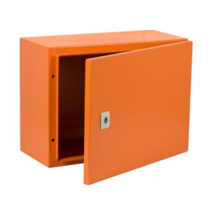 EUROLUX Electrical Enclosure, 300mm x 400mm, Steel, Orange