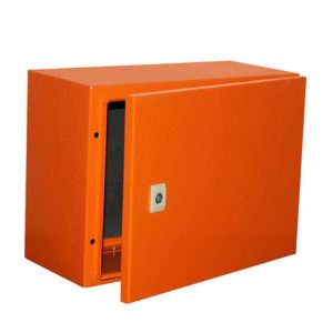 EUROLUX Electrical Enclosure, 400mm x 300mm, Steel, Orange