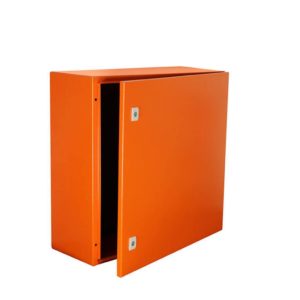 EUROLUX Electrical Enclosure, 600mm x 600mm, Steel, Orange