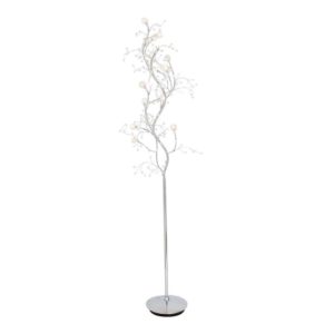 EUROLUX FL103 Garden Of Eden Floor Lamp, G4 Bi-Pin, 10W, Chrome