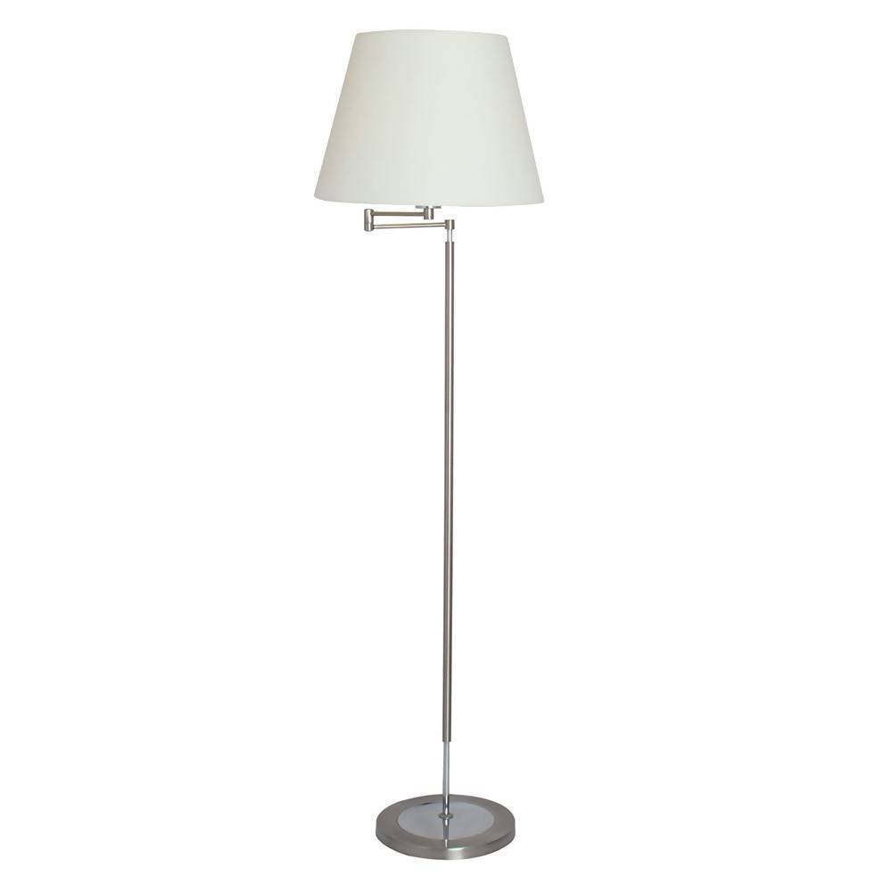 EUROLUX FL121CSC Floor Light With Extendable Arm, E27, 60W, Satin ...