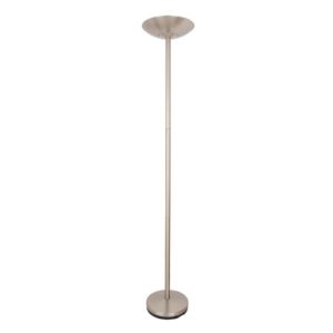 EUROLUX FL18SC Floor Light, G4, 50W, Satin Chrome