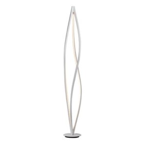 EUROLUX FL209WH Senna Floor Light, 48W LED, White Aluminium