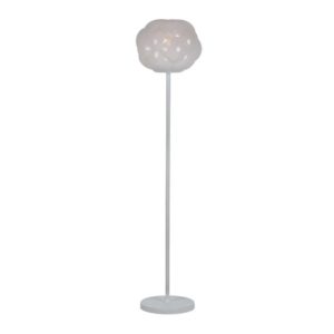 EUROLUX FL216 Athens Floor Light, E27, 40W, Opal & Clear Glass, White