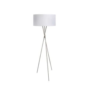 EUROLUX FL21W Fondachelli Floor Light, E27, 60W, White & Chrome