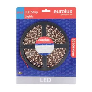 EUROLUX G650WW, 5m 5050 LED Strip, Warm White, 60 LED's Per Meter