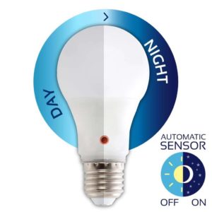 EUROLUX G651ES LED Globe with Day/Night Sensor, E27, 6W, Cool White
