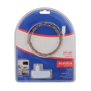 EUROLUX G800CW DIY LED Strip, 1 Metre, 12V, Cool White