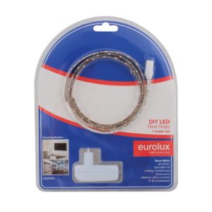EUROLUX G800WW DIY LED Strip, 1 Metre, 12V, Warm White