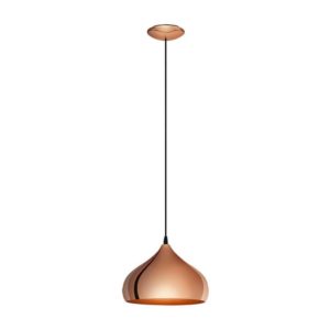 EUROLUX Hapton P702 Pendant, 1 Light, Copper