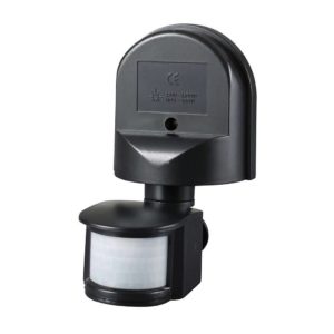 EUROLUX Infrared Motion Sensor, 1200W, Black