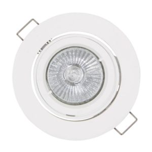 EUROLUX Jupiter Outdoor Round Downlight, GU10, 50W, White