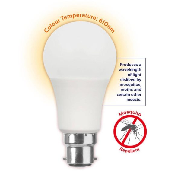 EUROLUX LED Mosquito Repellent Globe, B22, 6W