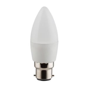 EUROLUX LED Opal Candle, B22, 5W, Warm White