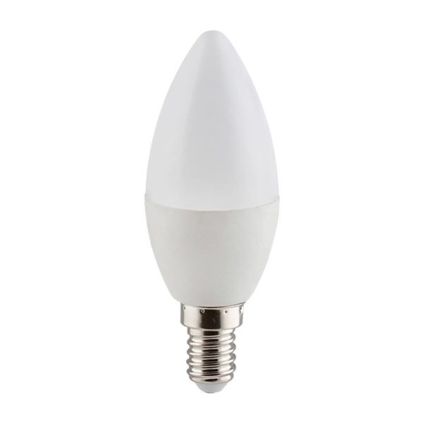 EUROLUX LED Opal Candle, E14, 5W, Warm White