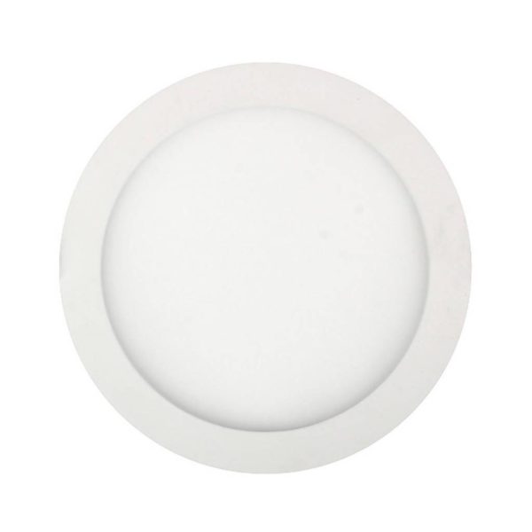 EUROLUX LED Panel Downlight, Round, 15W, 4000K, White