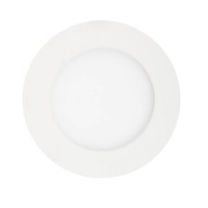 EUROLUX LED Panel Downlight, Round, 6W, 4000K, White