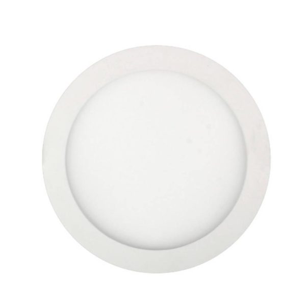 EUROLUX LED Panel Downlight, Round, 9W, 4000K, White