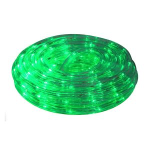 EUROLUX LED Rope Light With 8 Function Control, Green, 10m