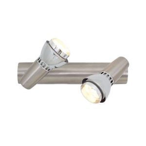 EUROLUX S183SC Zap Spot Light, 2 x E14, 40W, Satin Chrome