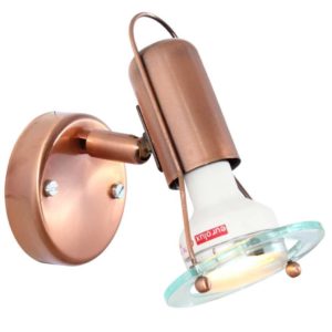 EUROLUX S20C Mini Disc Spot Light, E14, 40W, Copper