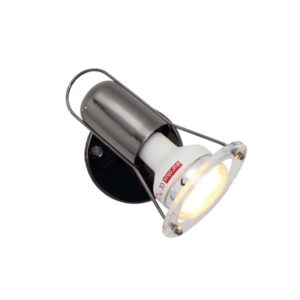 EUROLUX S20GM Mini Disc Spot Light, E14, 40W, Gun Metal