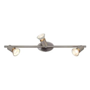 EUROLUX S216SC Buzz Spot Light With Bar Mount, 3 x GU10, 50W, Satin Chrome