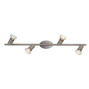 EUROLUX S217SC Buzz Spot Light With Bar Mount, 4 x GU10, 50W, Satin Chrome