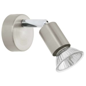 EUROLUX S218SC Buzz Spot Light, GU10, 50W, Satin Chrome