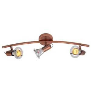 EUROLUX S24C Mini Disc Spot Light Bow, 3 x E14, 40W, Copper